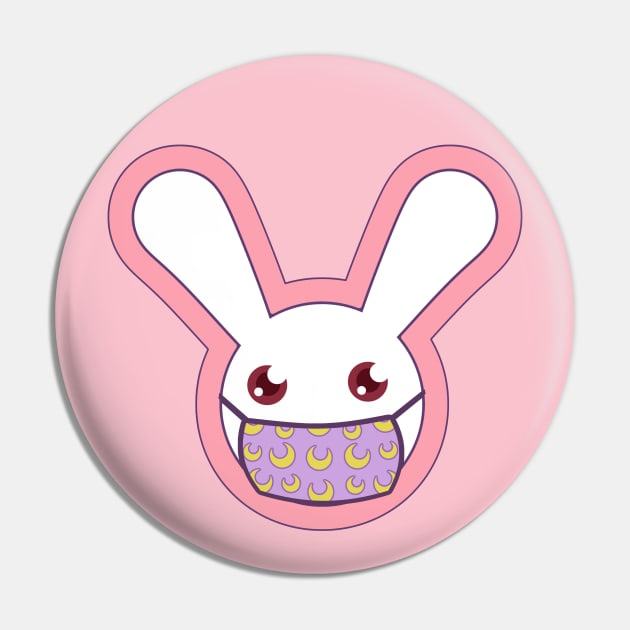 Safety Bunny Pin by Thedustyphoenix