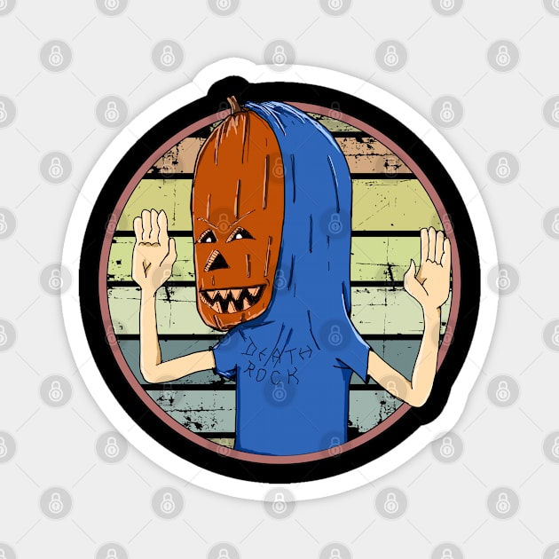 Beavis Pumpkinhead Magnet by DeathAnarchy