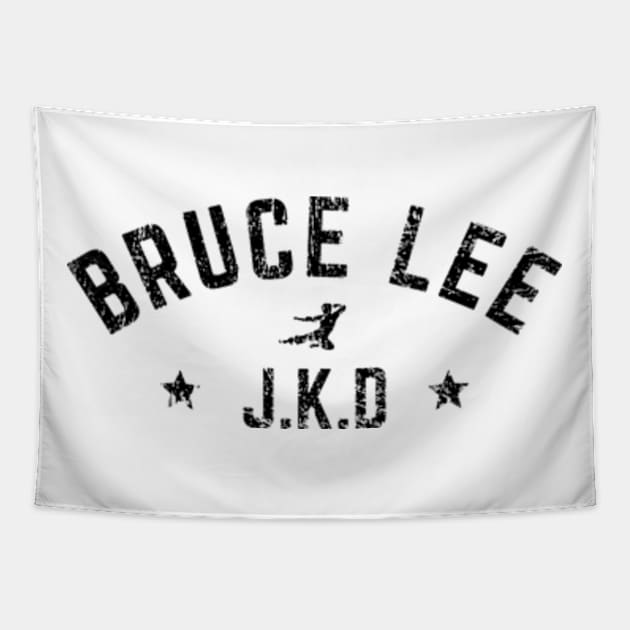 Jeet Kune Do Kick distressed Tapestry by KingsLightStore