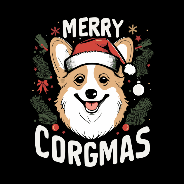 Merry Christmas Corgi Moms and Dads by ravensart