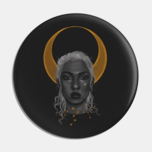 Moon Goddess Pin