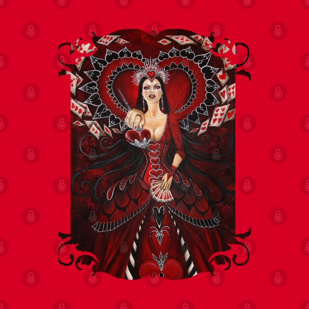 Queen of Hearts by The Art of Megan Mars