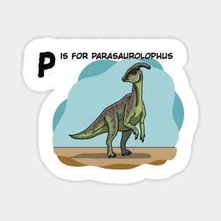 Parasaurolophus dinosaur Magnet