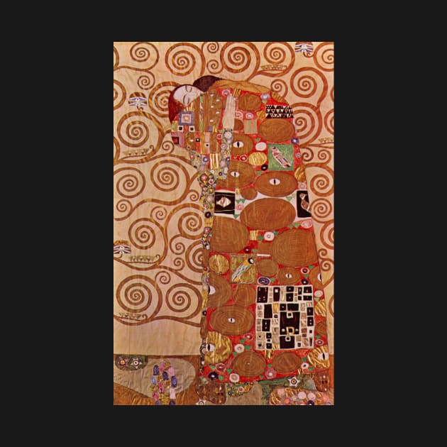 Fulfillment by Gustav Klimt by MasterpieceCafe