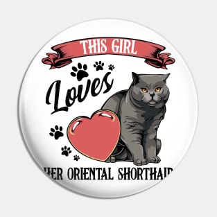 British Shorthair Cat Pin