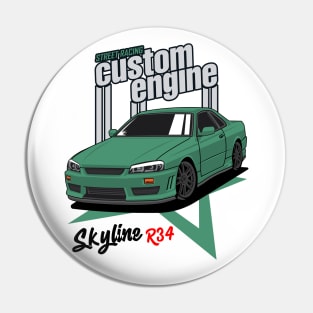 legend GTR R34 Custom Engine Pin