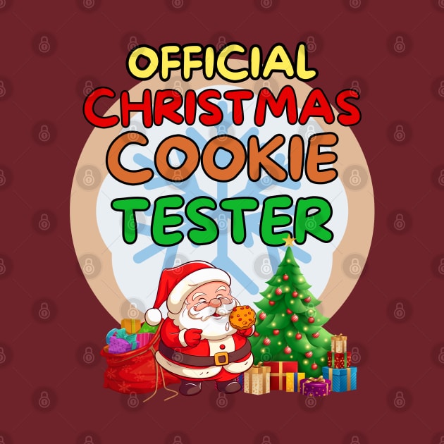 New Funny Christmas Holiday Season Santa cookie tester by Shean Fritts 