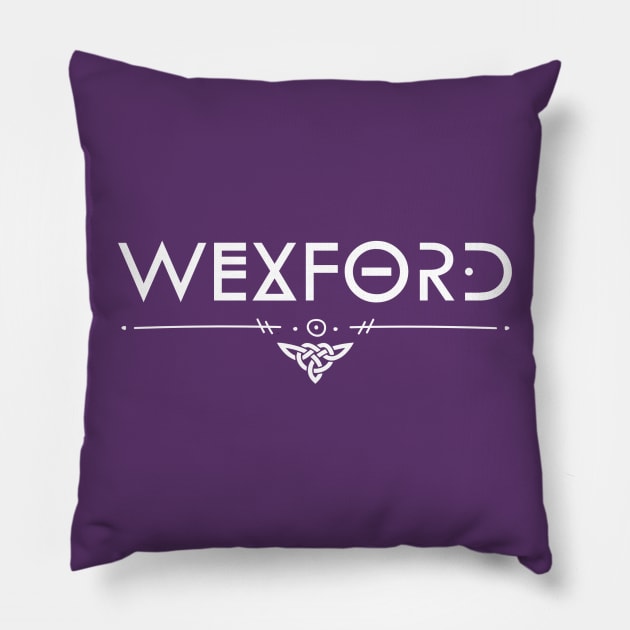 Wexford Ireland Celtic Pillow by TrueCelt