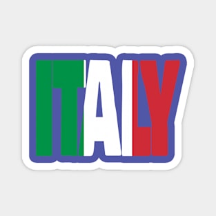 Italy flag stencil Magnet