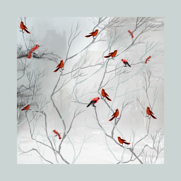 Erica's Cardinals by PeggyNovak