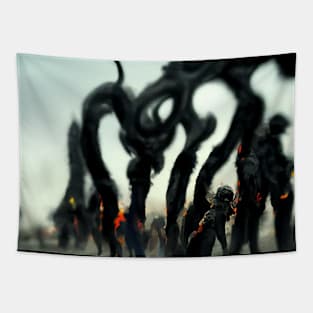 Black Sea Monster Tapestry