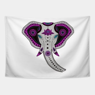 Pretty elephant head design Tapestry