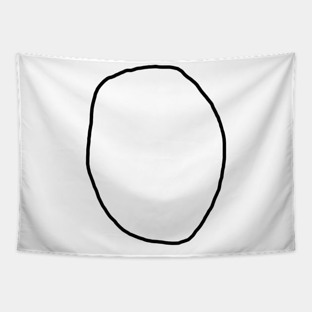 Minimal Candy Easter Egg Tapestry by ellenhenryart