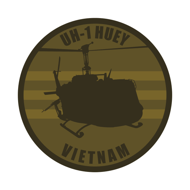 UH-1 Iroquois Vietnam by Firemission45