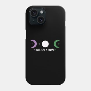 Not just a phase (genderqueer Pride) Phone Case