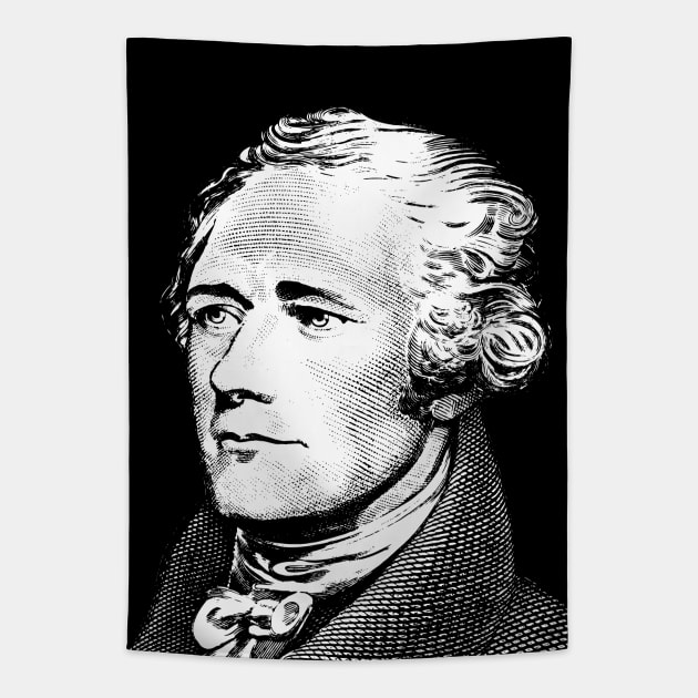 Alexander Hamilton Tapestry by warishellstore