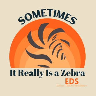 Sometimes It Really is a Zebra EDS Ehlers-Danlos Awareness T-Shirt