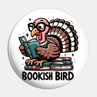 Bookish Bird Pin
