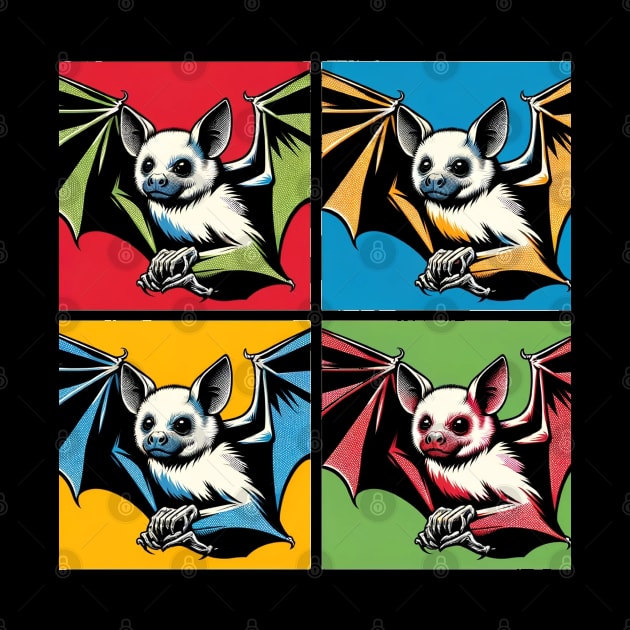 Night Wings Unleashed: Pop Art Bat Extravaganza by PawPopArt