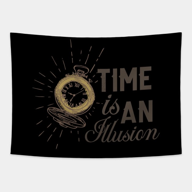 "Beyond the Illusion of Time" Tapestry by unrestricted