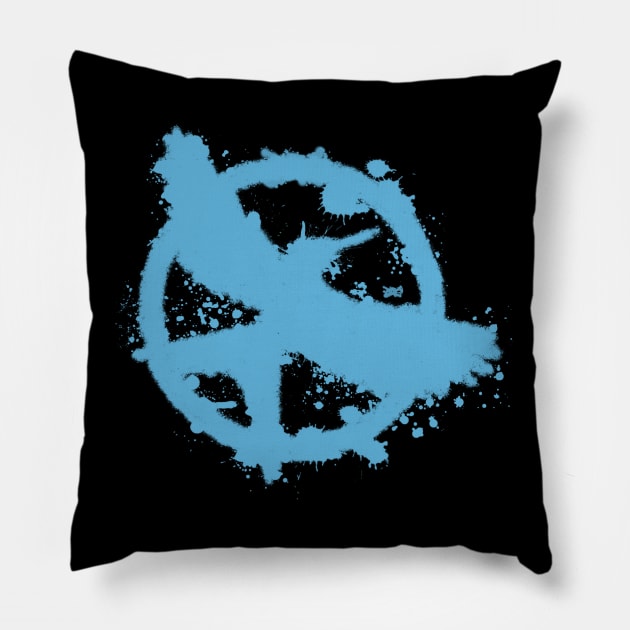 Mockingjay Pillow by bulby