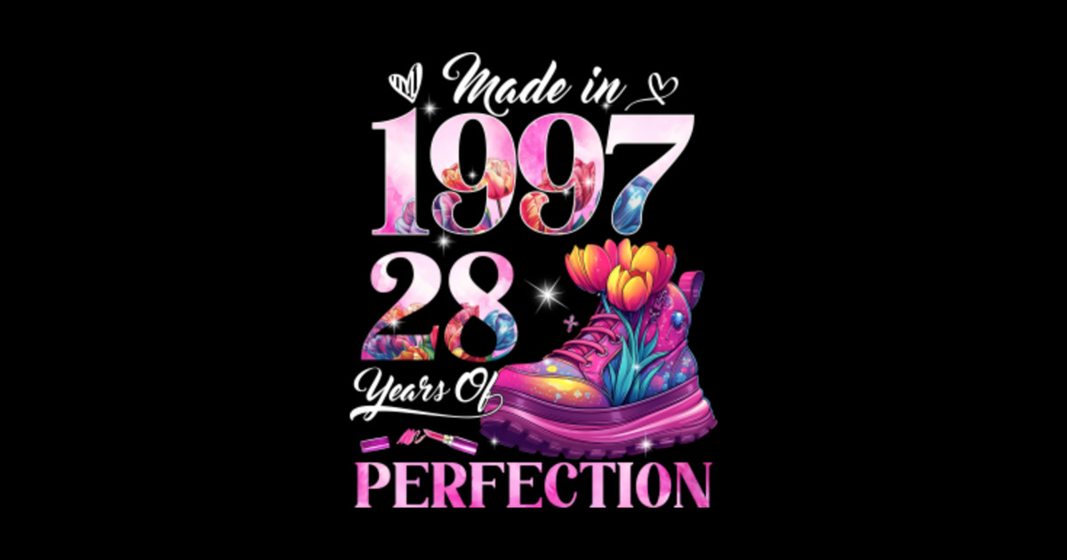 Chapter 28 EST 1997 28 Years Old Gifts 28th Birthday Queen - 28th ...