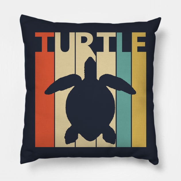 Funny Turtle Spirit Animal Gift Pillow by GWENT