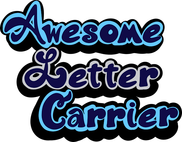 Awesome Letter Carrier Kids T-Shirt by Sparkleweather