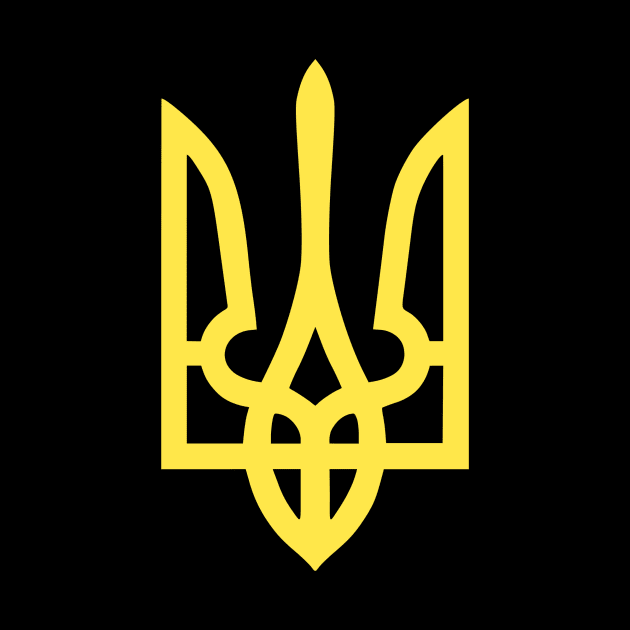 Ukrainian Trident Symbol by Yasna