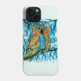 Abstract Owl Version 2 Phone Case