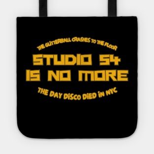 NYC Studio 54 Is No More By Abby Anime Tote