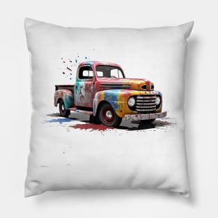 1947 Ford F100 Truck Pillow