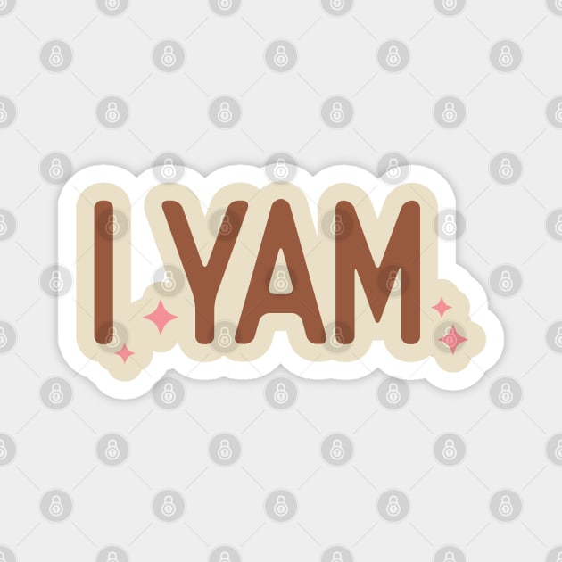 I Yam Magnet by Erin Decker Creative