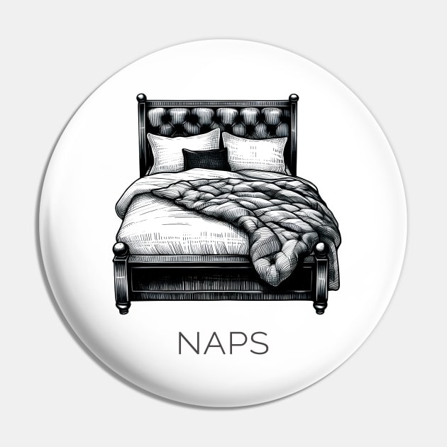 Naps Pin by ThesePrints