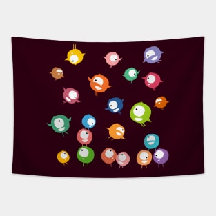 Hyperactive creatures Tapestry