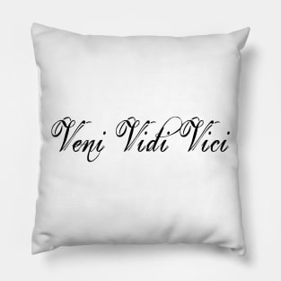 Veni Vidi Vici Minimalist Pillow