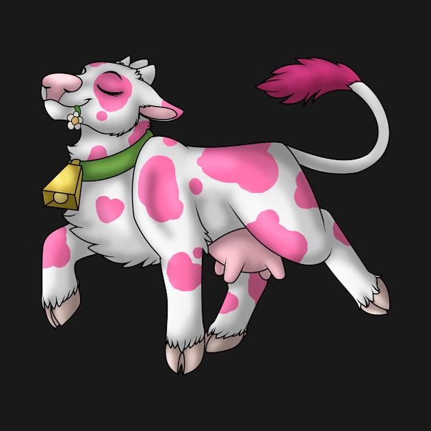 Happy Moo: Pink Spots by spyroid101