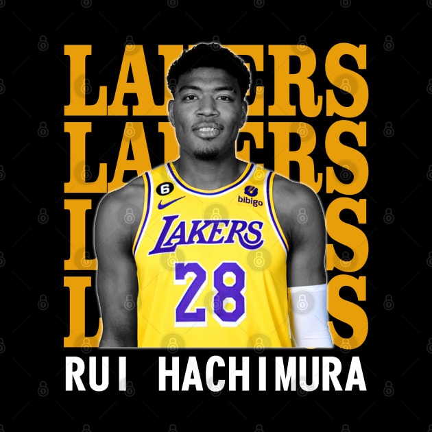 Los Angeles Lakers Rui Hachimura by Thejockandnerd