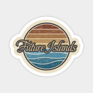 Future Islands Retro Waves Magnet