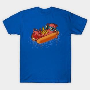 Hot Dog Picnic All Over Mens T Shirt Multi 2XL