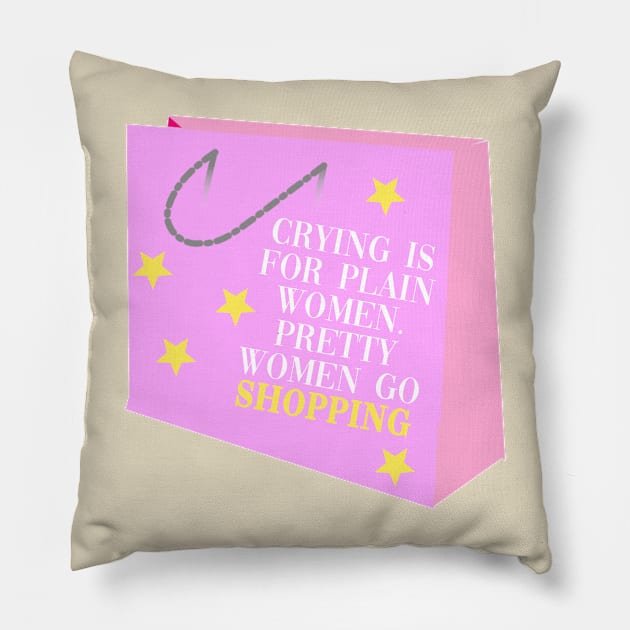 Golden Girls Shopping Quote Pillow by one-broke-kid