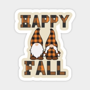 Cute Fall Gnome LOVE FALL Autumn Pumpkin Thanksgiving Magnet