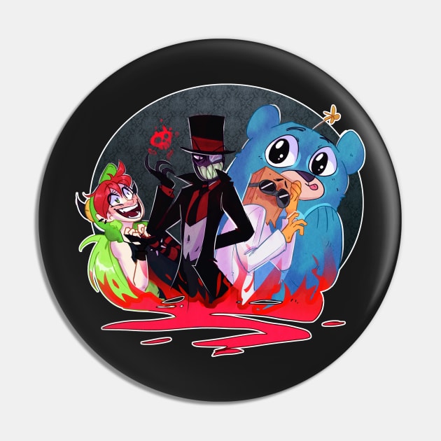 Villainous Pin by DeepFriedPaint