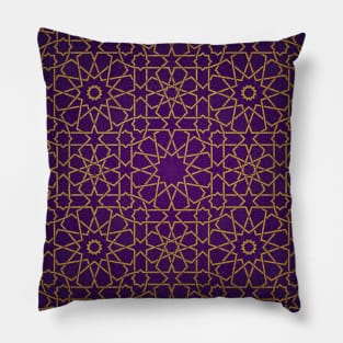 Arabic Gold pattern #15 Pillow