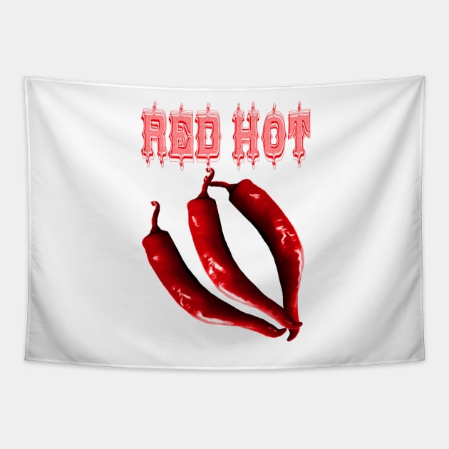 Hot Chili Spicy Food Expert Tapestry by PlanetMonkey