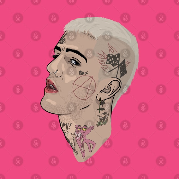 Lil Peep by Footie Prints