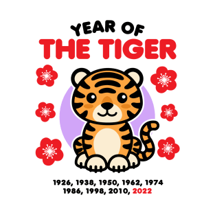 Year of the Tiger 2022 Happy Chinese Zodiac New Year Kawaii T-Shirt