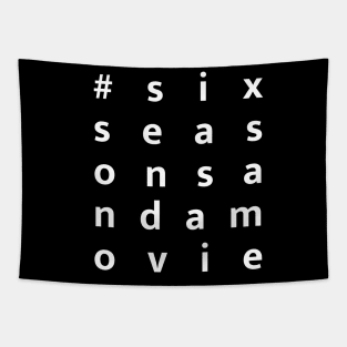 Community - six seasons and a movie black Tapestry