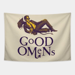 Good Omens Original Aesthetic Tribute 〶 Tapestry