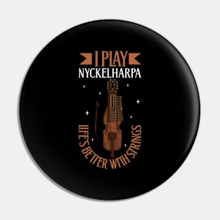 I play Nyckelharpa Pin